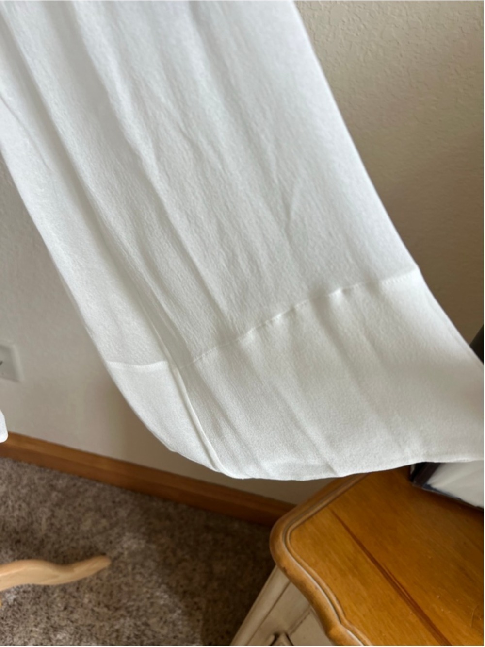 THE ROW 100% Silk Ivory Sarabee Top Blouse S New - Picture 8 of 10